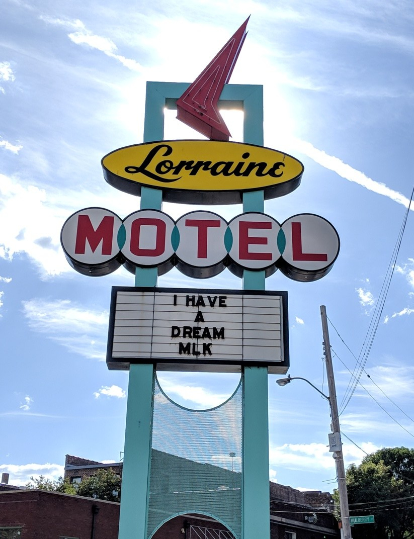 Lorraine Motel sign, Memphis, Tennessee